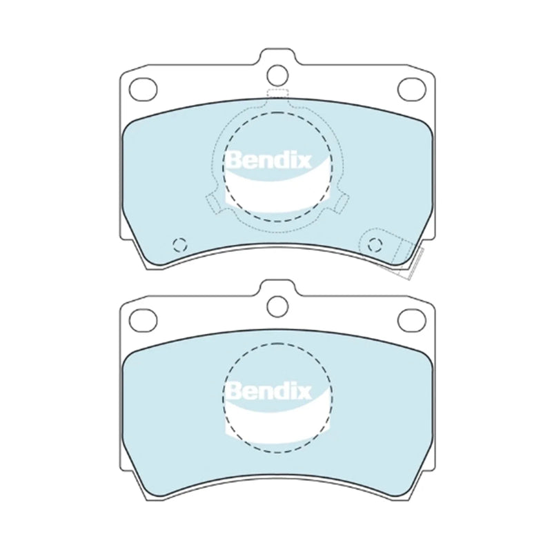 Ford Meteor GC B6 Front Disc Brake Pad Set (1985-1987)