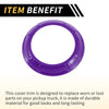 Jeep Wrangler JK JKU (2011-2017) Purple AC Vent Dashboard Decoration Rings