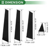 Nissan Murano 8 Pcs Black Door Pillar Window Trim (2009-2015)
