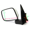 Toyota Hilux2.5TD 1997-2005 Chrome Manual Door Wing Mirrors x2