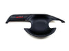 Isuzu D-Max 2 x Door Handle Bowls Black Matt (2016-2018)