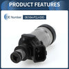 Honda Civic EX 1996-1998 1.6L Black 1 x Unit Fuel Injector