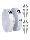 STREAMLINE Double Line Tape Non-Fading Stripe Stickers Scratch-Resistant
