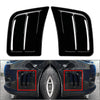 Subaru Impreza WRX STI Black Front Bumper Side Air Vent Covers (2008-2014)