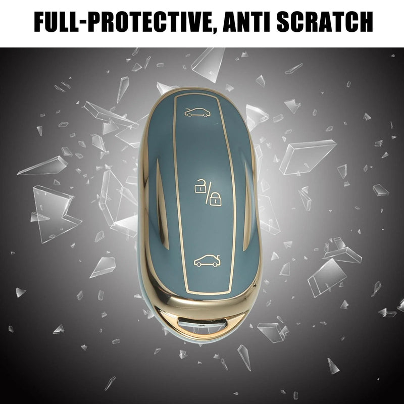 Tesla Model S Y 3 Silicone Key Fob Case Cover (2012-2023)