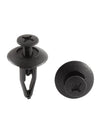 Honda 15 Pcs 7.5mm Plastic Push Type Rivet Clips