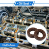 Make Model Oil Seal 2 x 15x25x7mm Rotary Shaft Seal FKM Brown