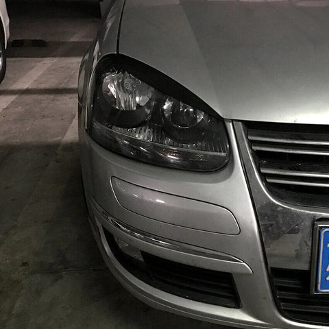 VW Golf Mk5 R32 Gloss Black Headlight Eyelid Covers (2005-2007)