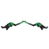 Suzuki DL1000, GSX1400 CNC Green Extendable Brake Clutch Levers (2002-2023)