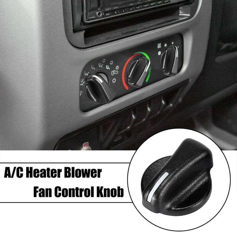 Jeep Wrangler A/C Heater Blower Fan Control Knob (1995-2005)
