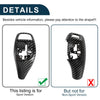 BMW Carbon Fiber Black Center Console 1 Set Gear Shift Knob Button Cover