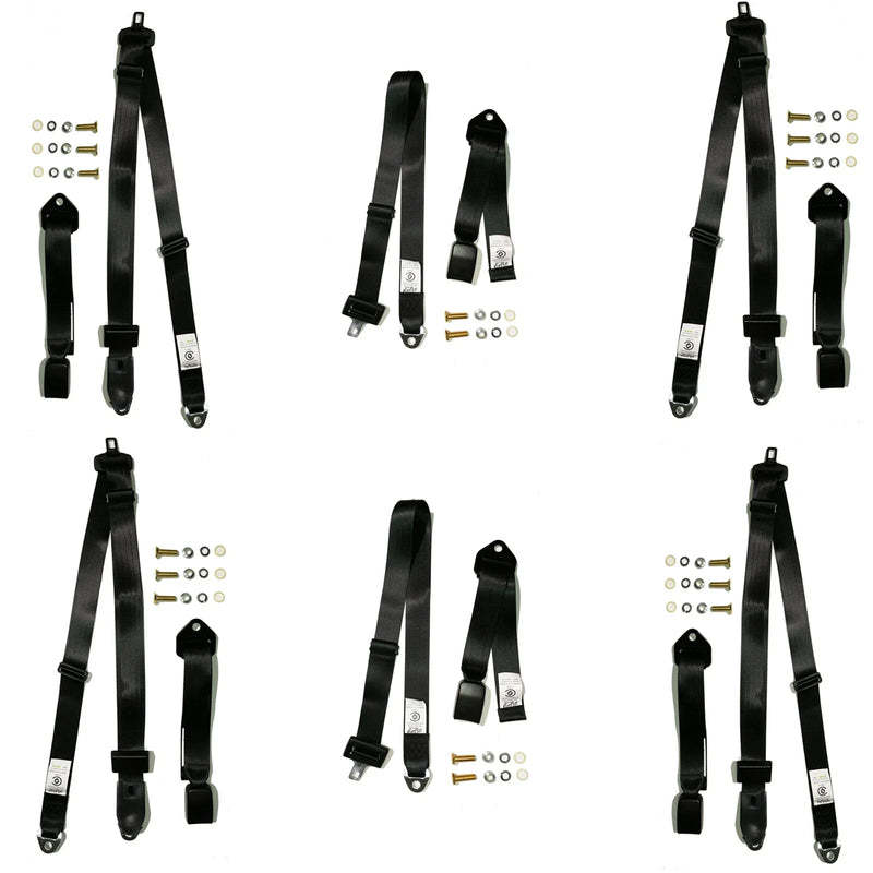 Holden FE FC Special Sedan & Wagon Complete Bench Seat Belt Kit (1956-1960)