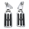 Harley Touring Electra Glide Chrome Rear Passenger Footpeg (1993-2025)