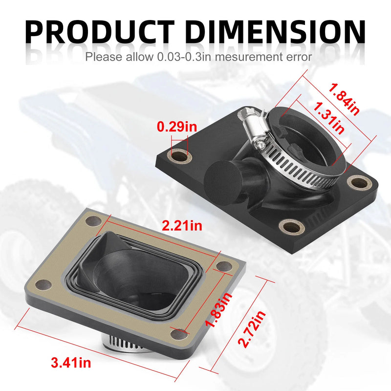 Yamaha Blaster 200 YFS200 Intake Manifold Interface 2x (1988-2002)
