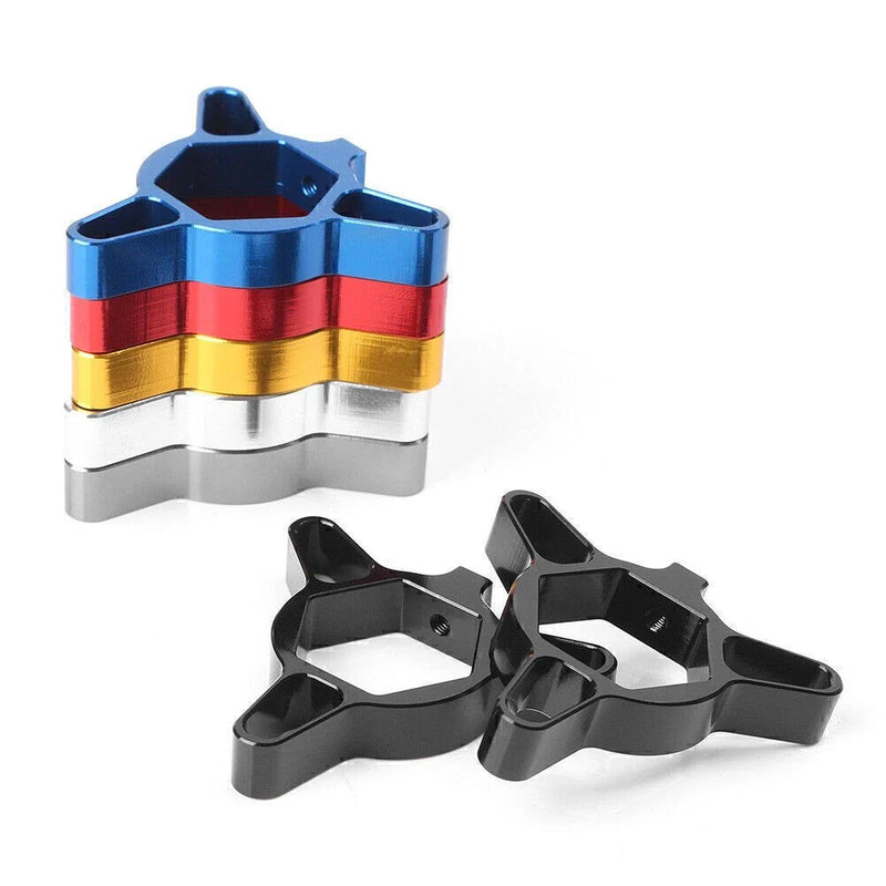 Honda Yamaha 2 x Hexagon Anodized Front Fork Preload Adjusters Kit