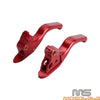 Harley Softail Slim FLSL FXBB Red Brake Clutch Hand Levers (2018-2023)