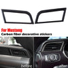 Ford Mustang Carbon Fiber Dashboard Side Air Vent Cover Trim (2015-2019)