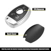 Mercedes Benz C E S M CLS G Car Key Fob Cover Remote Case Silver