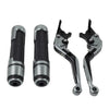 Suzuki GSXR600 / 750 Titan Folding Brake Clutch Levers Grip Set (2006-2019)