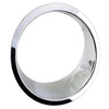 Jeep Wrangler JK JKU 2 x Silver Headlight Ring Covers (2007-2018)