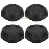 Polaris Ranger Crew SP 570 4 x Front & Rear Matte Black Rim Caps (2022–2025)