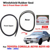 Windshield Rubber Seal Front Rear Set 2 Fits Toyota Corolla AE110 AE111 4D SED