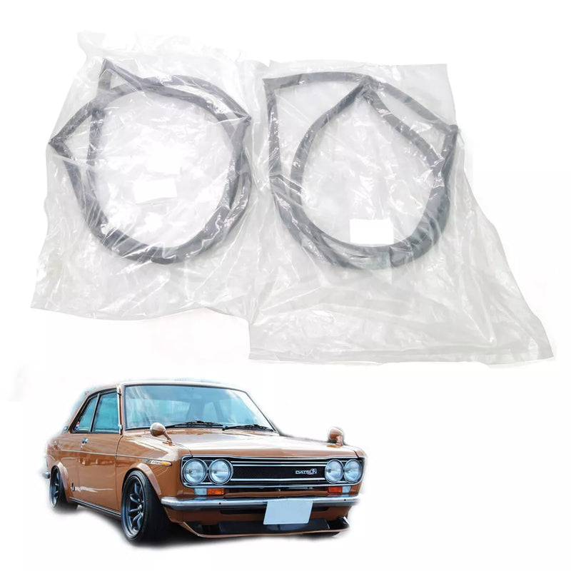 Nissan Bluebird Datsun SSS 510 1600 1968-1973 Rear Side Window Weatherstrip Set