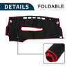 Toyota Prius 30 Series (2009-2015) - Black Red 1 Set Dashboard Cover Mat