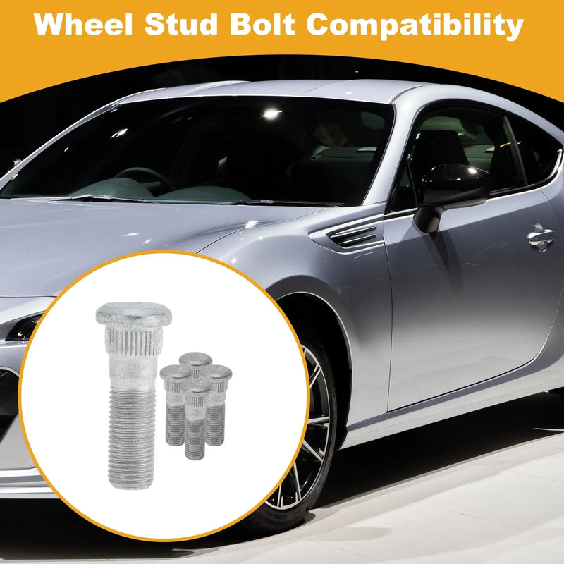 Toyota 86 (2013-2025) - 5 Pcs M12x1.25 Wheel Lug Studs