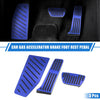 Toyota RAV4 (2019-2021) Blue 3 x Car Gas Accelerator Brake Foot Rest Pedals