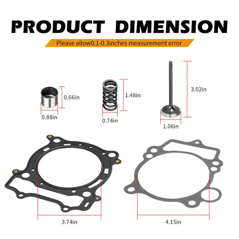 Yamaha YFZ450 / YFZ450V 2006-2007 Intake Exhaust Valves Seals Kit
