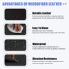 Honda Civic (2006-2011) Black / Red Microfiber Leather Armrest Cover Pad