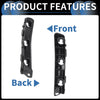 Kia Rio (2012-2017) Black Rear Bumper Retainer Bracket