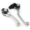 Suzuki RM125 RM250 RM85 Silver Pivot Brake Clutch Levers (2001-2023)
