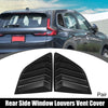 Honda CRV (2023) Carbon Fiber Pattern Rear Side Window Louvers Vent Cover