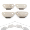 Harley 4 x Chrome Saddlebag Lid Wear Plates (1993-2023)