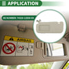 Toyota Corolla Left Car Sun Visor (2011–2013)