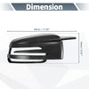 Mercedes-Benz W176 W246 Rearview Mirror Cover Cap 2 x Black Carbon Fiber