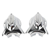 Harley Heritage Softail (2008-2017) Chrome Rear Swingarm Axle Covers