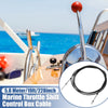 2 x Marine Throttle Shift Control Box Cable Black