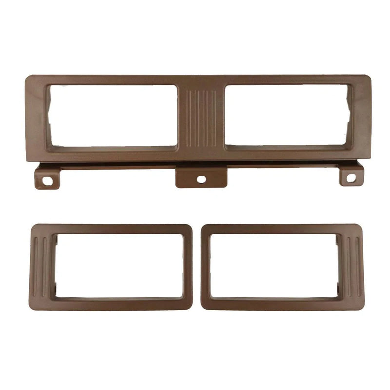 Side Air-Con Cover Trim Brown Set 3 Fits Nissan Hardbody Navara D21 UTE 1986-97