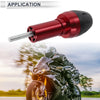 Motorcycle 10mm Aluminum Alloy Slider Frame with 2 x Bolts Red