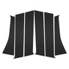 Mitsubishi Outlander (2011-2014) Black 6 Pcs Door Pillar Window Trim