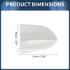 Ford Mustang (2015-2020) ABS White 1 Pc Front Left Door Handle Cover