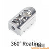 Harley Softail Low Rider FXLR FLDE Fat Boy Chrome MX Style Foot Pegs (2018-2023)