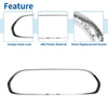 MINI F55 (2014-2021) Chrome Silver Tone Front Lower Grille Trim