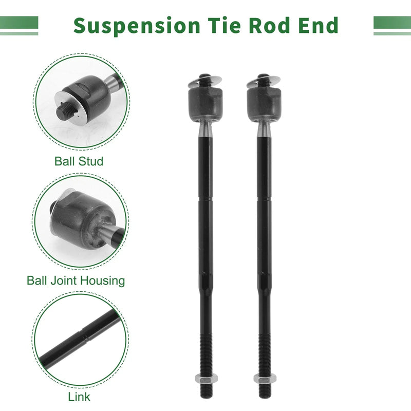 Pontiac Torrent 6pcs Front Suspension Kit Tie Rod Ends with Boots