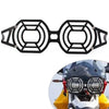 Moto Guzzi V85 TT Black Iron Front Headlight Grille Guard (2018-2022)