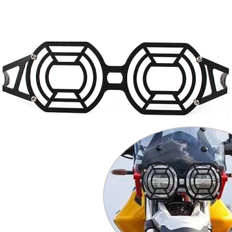 Moto Guzzi V85 TT Black Iron Front Headlight Grille Guard (2018-2022)