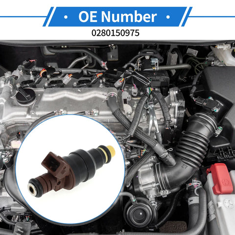 CHEVROLET Blazer S10 4.1 4WD Fuel Injector 2 x No.0280150975 (1998-1999)